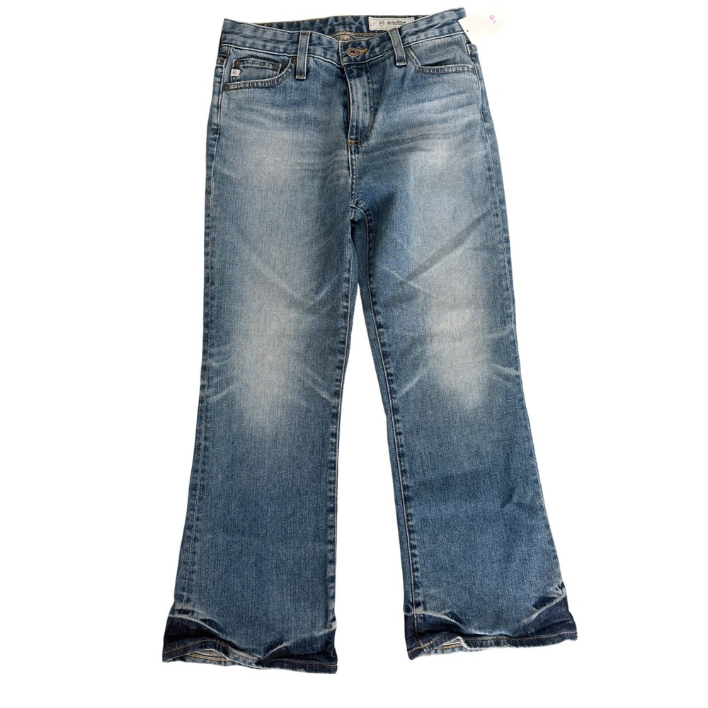 AG‎ Adriano Goldschmied Quinne Crop Jeans Medium Wash Women Size 27